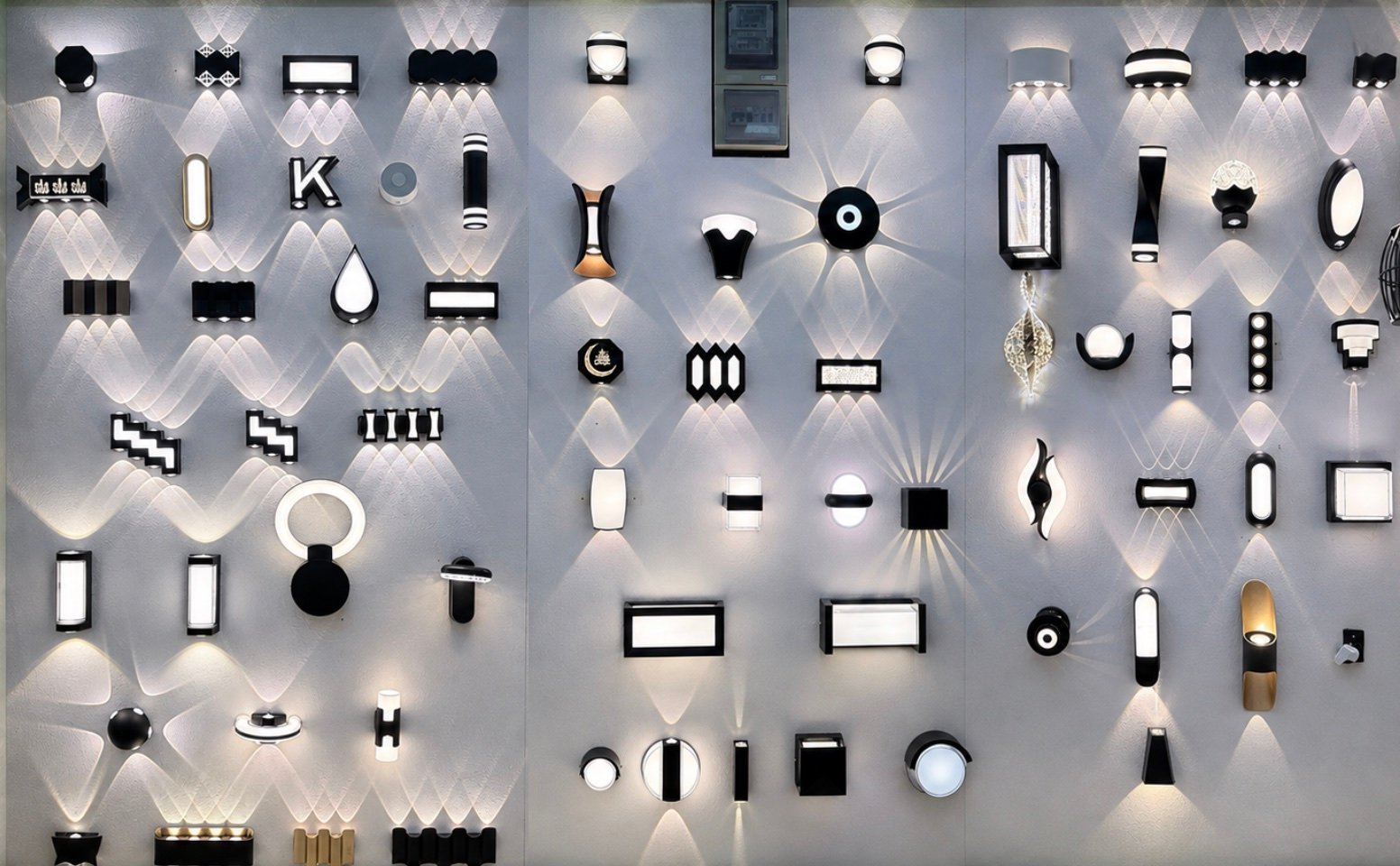 STAR HC illuminated LED wall light showroom collection